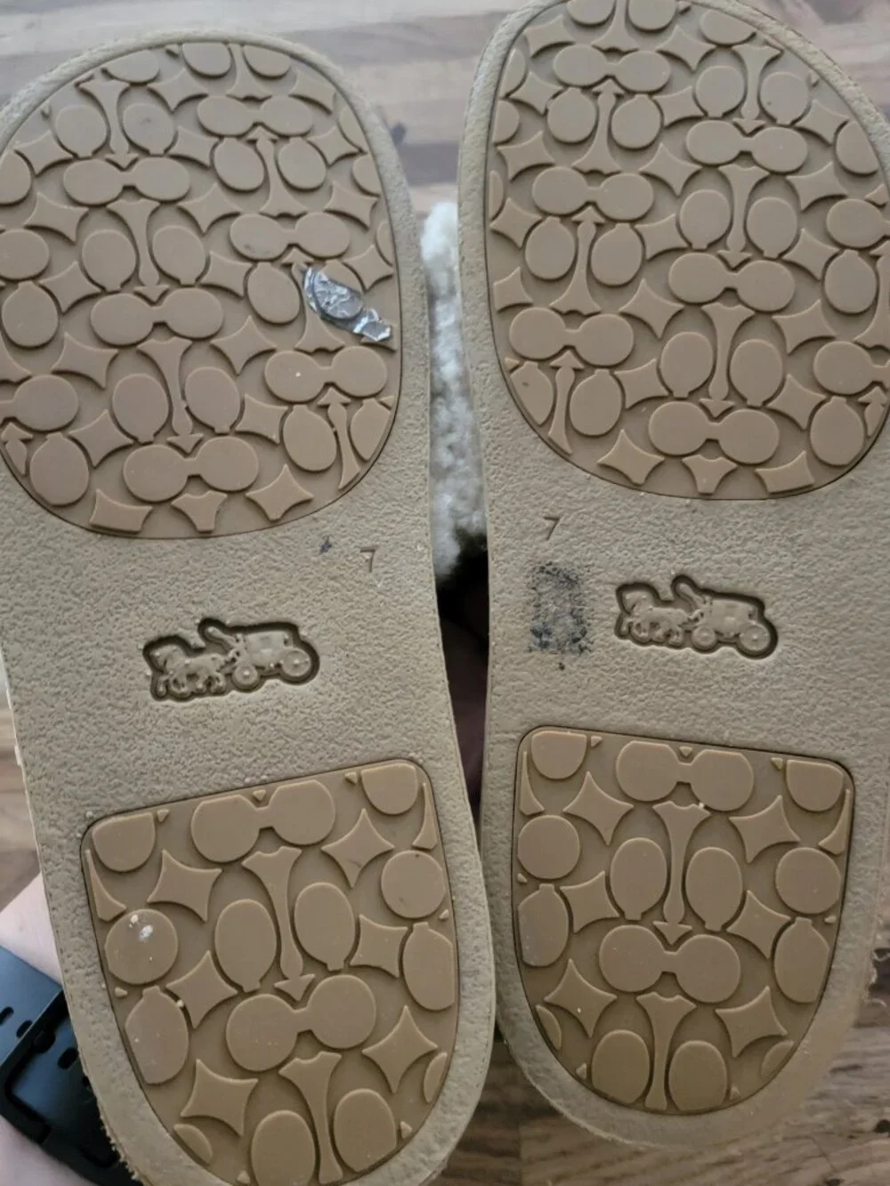 Coach Ulla Slide/Slip On Shoes w Shearling